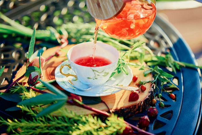 ▲チェックイン後、優雅な紅茶タイムをお愉しみいただけます