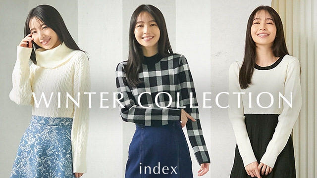 index(インデックス)より ホリデーシーズンにぴったりな冬の新作商品が登場!!