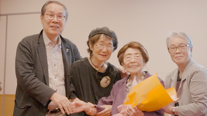 101歳を迎えた被爆者のお祝い