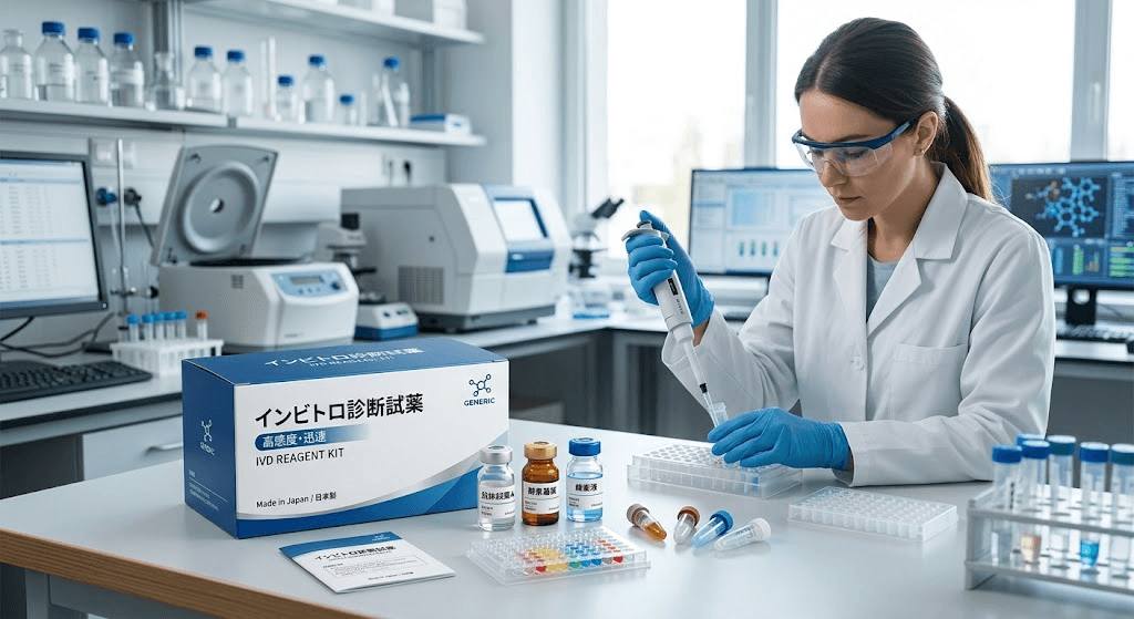 インビトロ診断試薬市場分析レポート：2026年78105百万米ドル規模、成長率4.2%推移