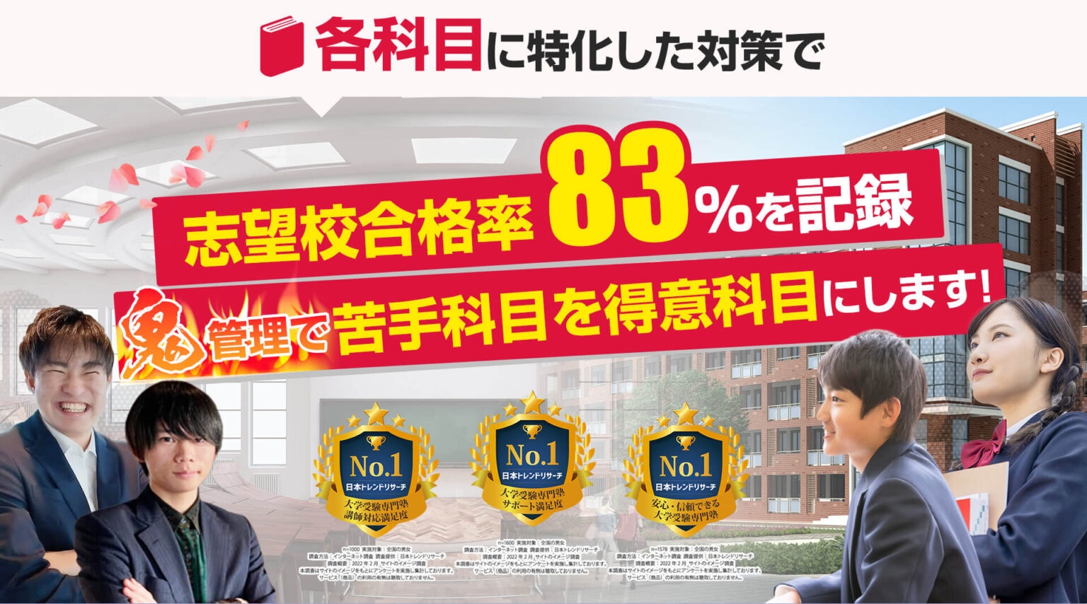 各科目特化の科目専門塾「鬼管理専門塾」がローンチ