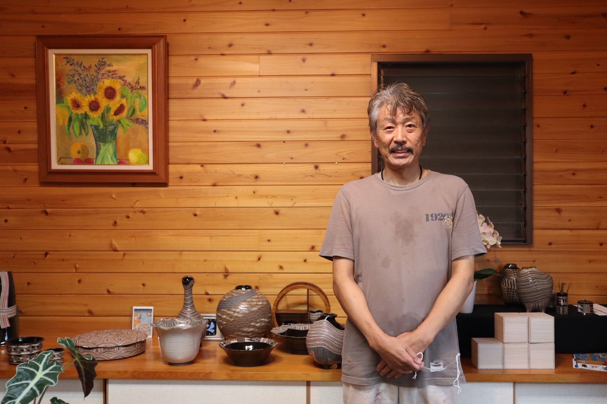 向山 文也 工房風景