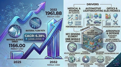 環状オレフィンポリマー(COP)市場規模（百万米ドル）2025-2032年