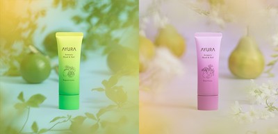 左から：アロマティックハンド＆ネイル BG、アロマティックハンド＆ネイル FF