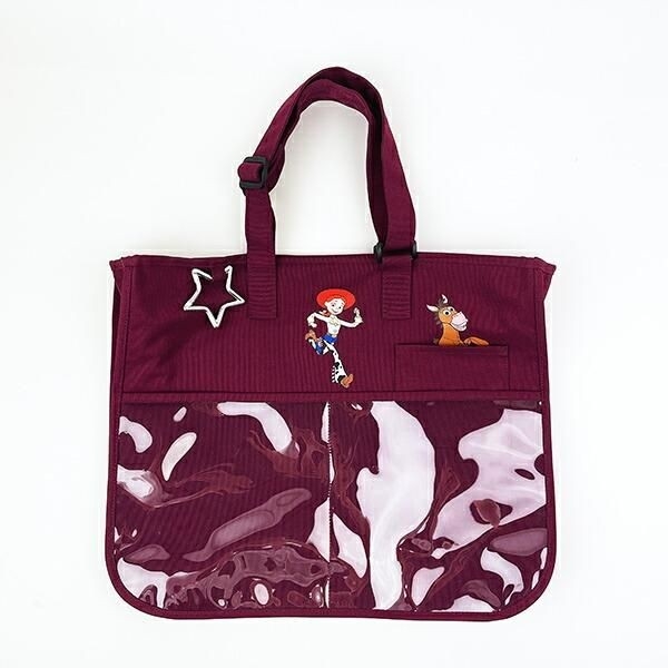 アコモデ×トイストーリーのマルチポケットトートバッグ