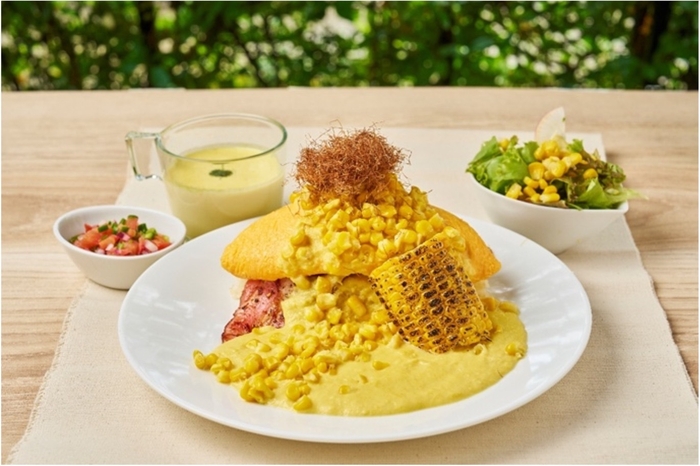 おひさまコーン畑のふわふわオムライス