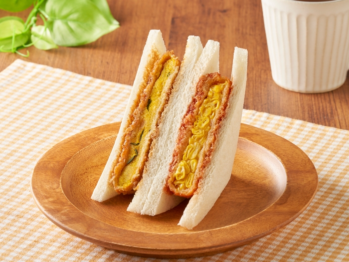 北海道かぼちゃ&コーンコロッケのサンド単品画像(画像はイメージです。)