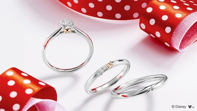 【ディズニー】新作ブライダルリング『Tied with Love』 ケイウノから10/3(金)新発売