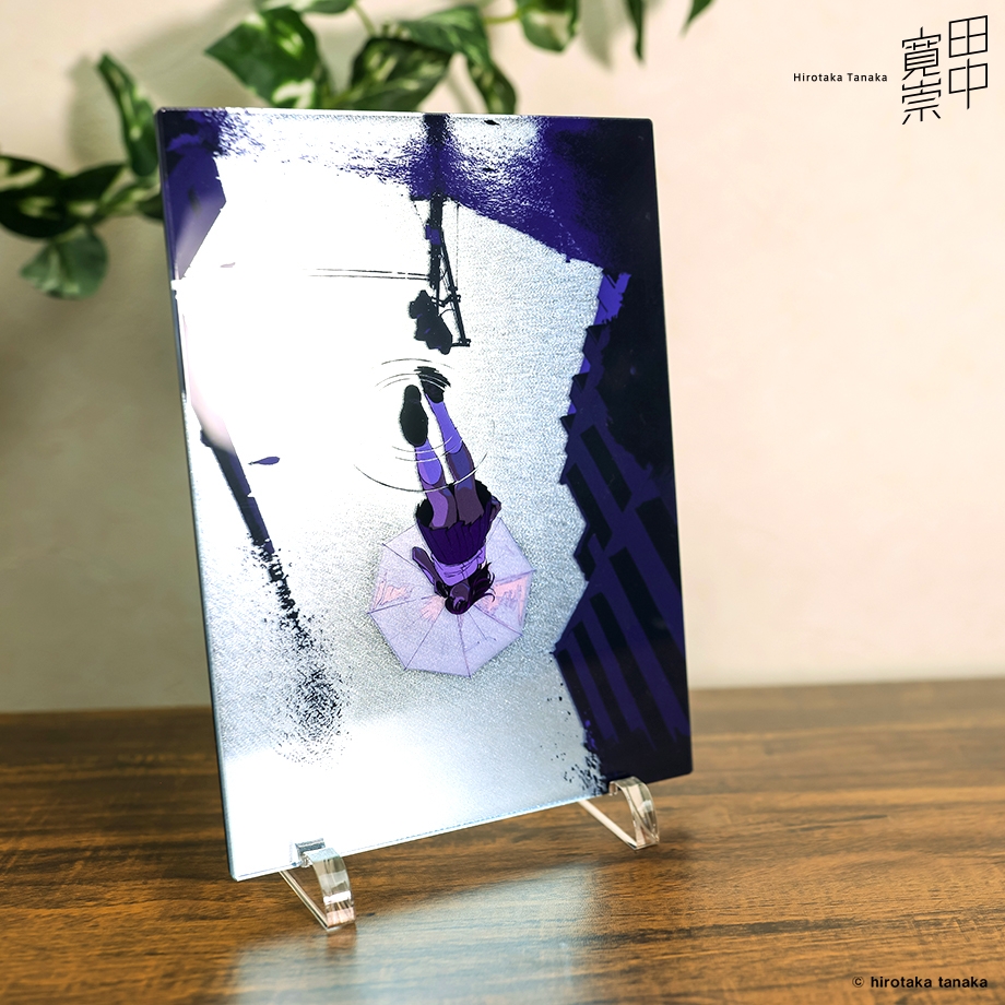 アクリルアート(ミラータイプ)「雨を閉じ込めて」