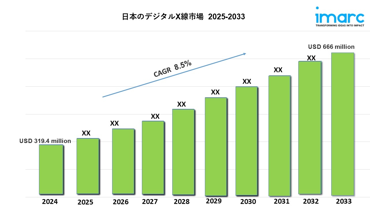 日本デジタルX線市場レポート：規模、シェア、成長、2033年の展望