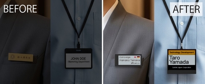 EZ Sign®で名札制作の手間を大幅削減