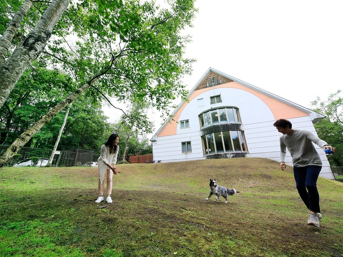 屋外ドッグラン