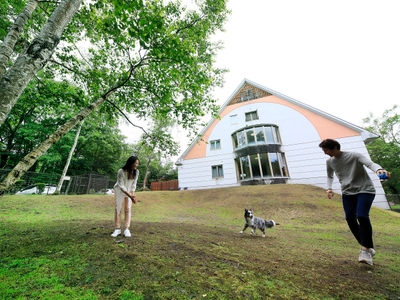 屋外ドッグラン