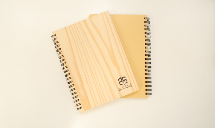 樹のリングノートプレゼント