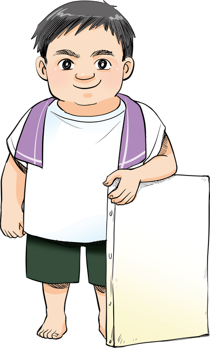 マンガ化プロジェクトのために描かれた小波津有希さんのイラスト