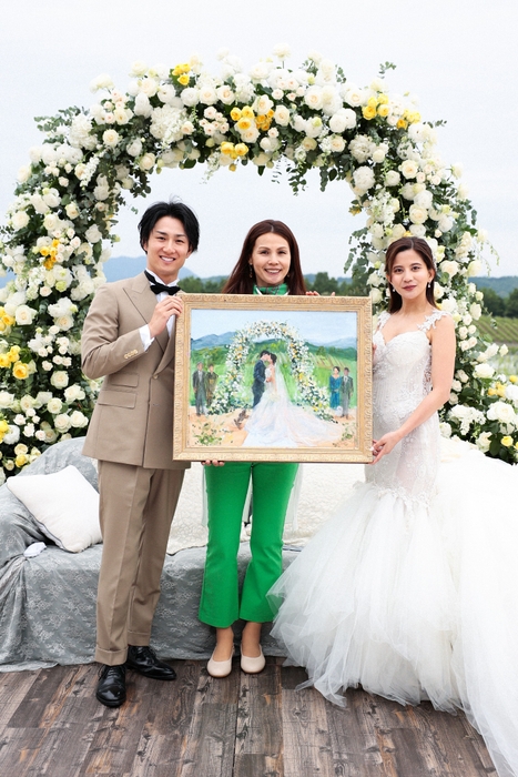 ガーデンウェディングの演出にもピッタリ