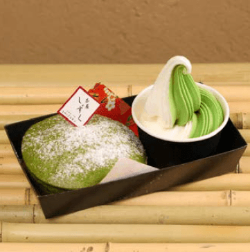 抹茶＆バニラソフトクリームトッピング