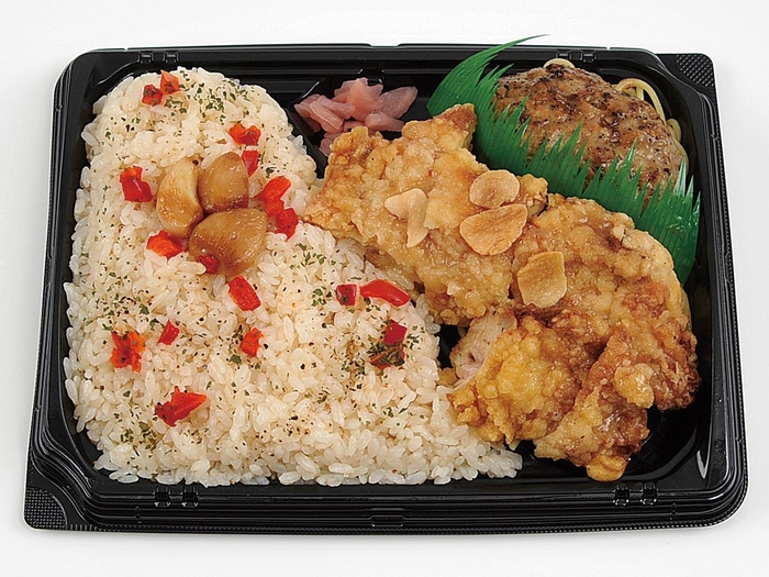 ずっしり極! やみつきガーリック弁当 画像