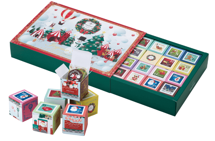 クリスマス限定のカレンダーが登場!豪華なパッケージと味わい深い24個のラスク