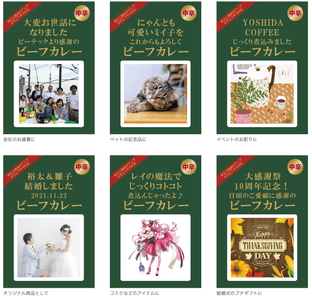 ビーフカレー／オリジナルオーダー　作例