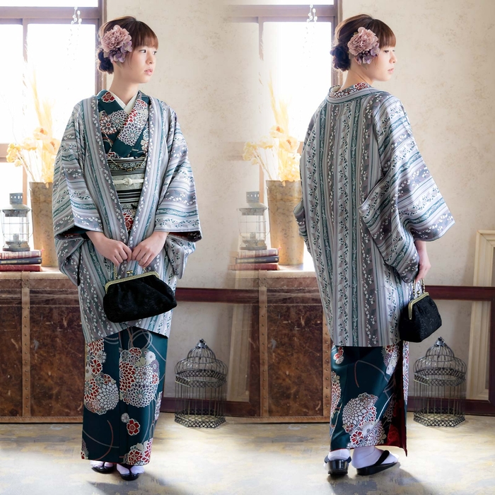 花くす玉 青緑色