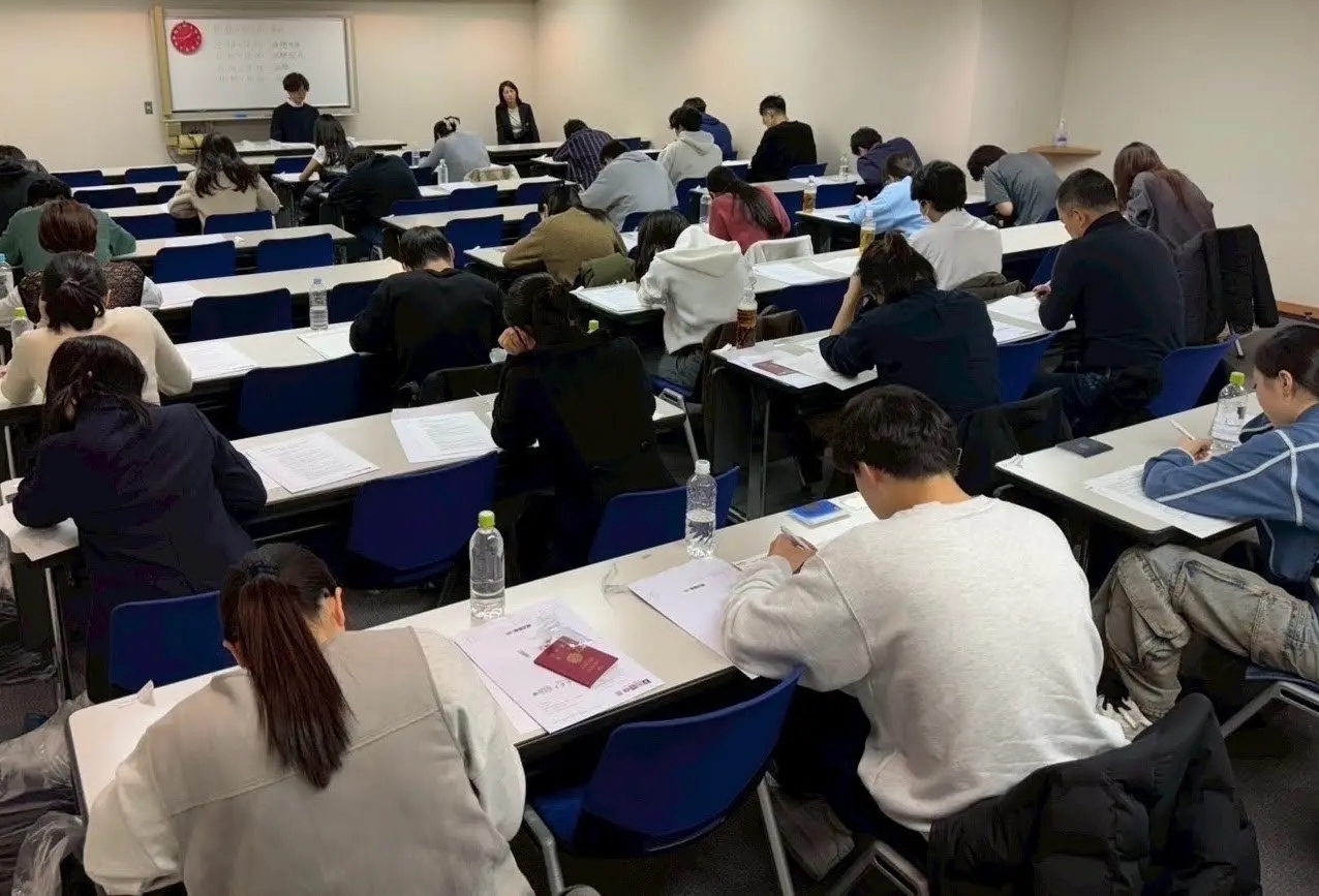 IMAT対面模擬試験の様子