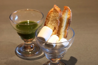 チョコリキュールwithマシュマロ＆ラスク