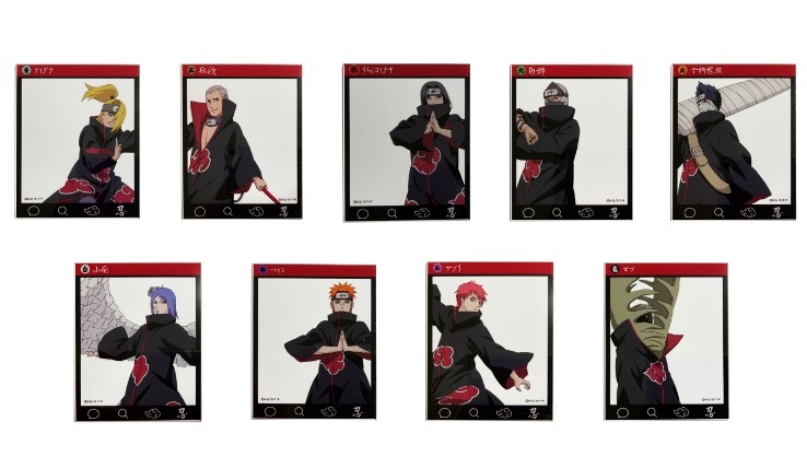 ▲アクリルカード “暁” 各770円(税込)