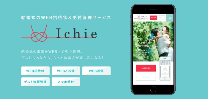 結婚式のWEB招待状&受付管理サービス【Ichie(イチエ)】