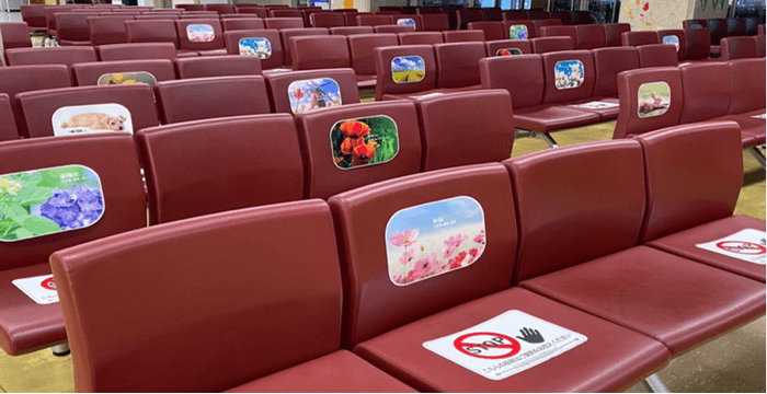 オリジナルソーシャルディスタンスサイン