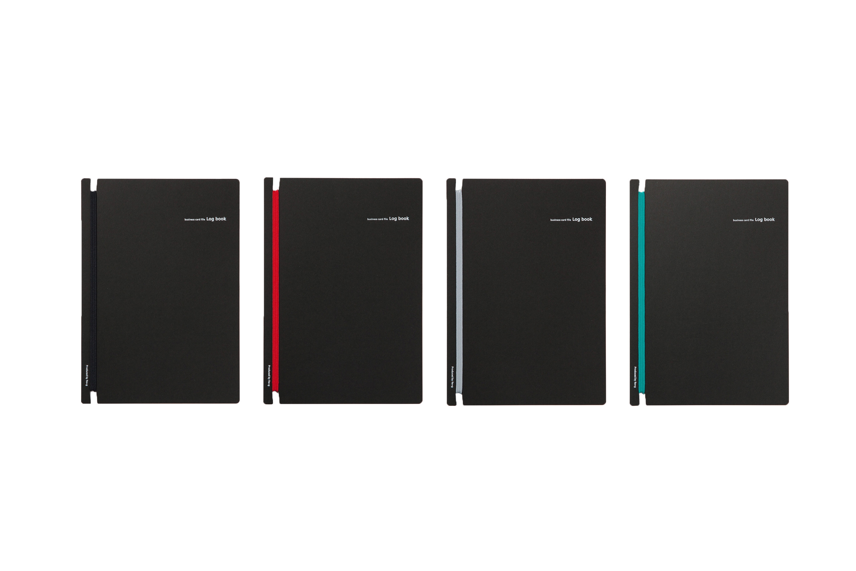 【リプラグ】名刺ファイルLog book(ログブック)ブラックのバリエーション