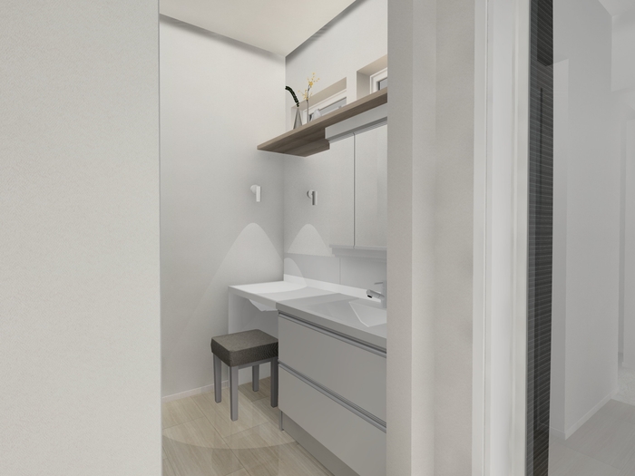 洗面所 イメージパース