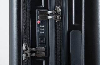 ▲ダイヤル式TSAロック ※鍵は予め付属しておりません