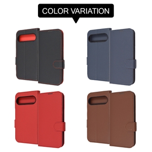 耐衝撃 手帳型レザーケース シンプル マグネット