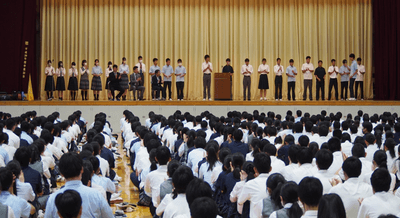 令和5年（2023年）の壮行会の様子