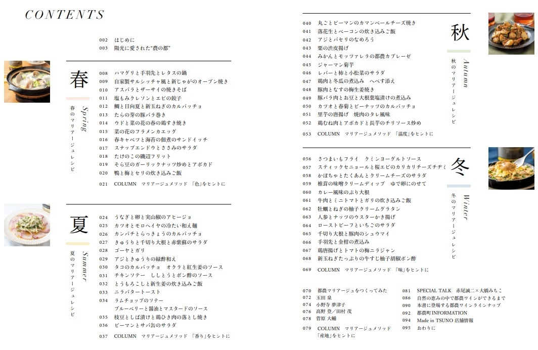 みんなが喜ぶワインのおかず 目次