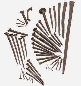 法隆寺五重塔に使用された鉄釘