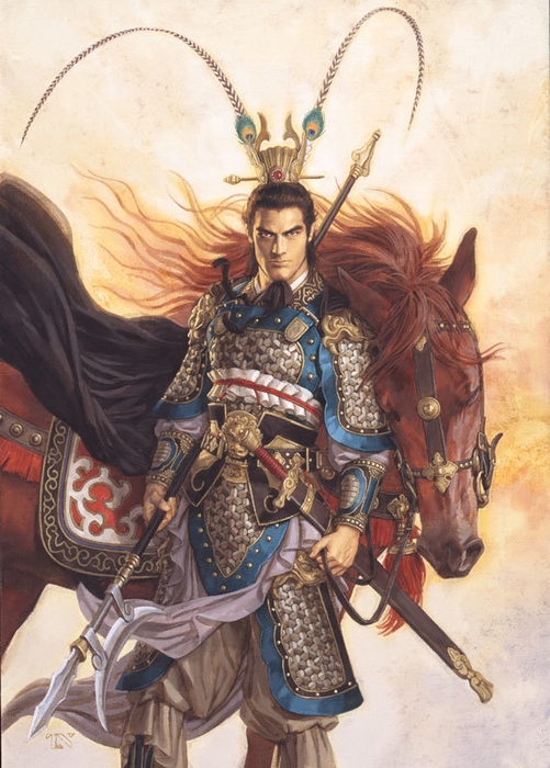 「呂布と赤兎馬」 (C)Tsuyoshi Nagano