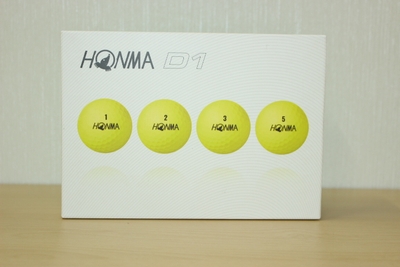 本間ゴルフ「NEW　D１　ゴルフボール（1ダース）」