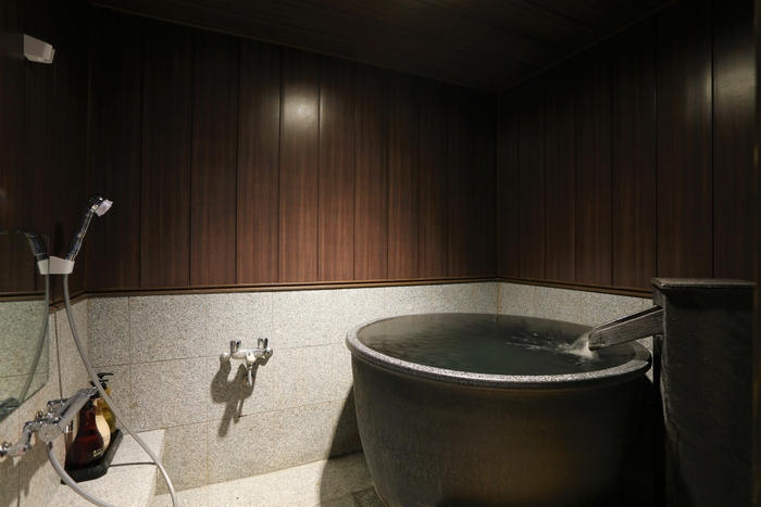 Jrスイートの釜風呂(温泉)