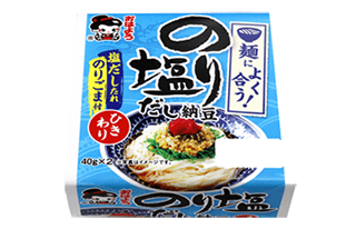 麺によく合う!のり塩だしひきわり納豆
