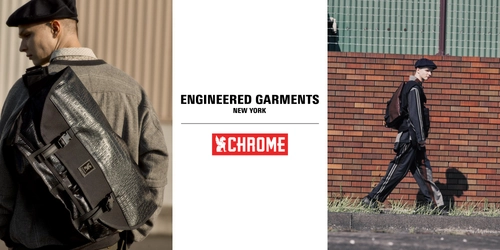 CHROME30周年記念！アメリカ発のファッションブランド「ENGINEERED GARMENTS」とのコラボバッグ第二弾を9月20日(土)世界同時発売