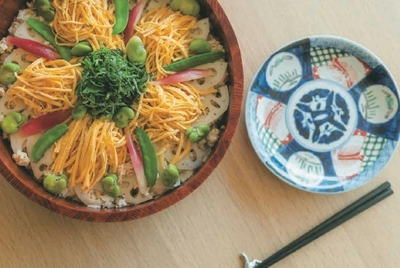 母といっしょに作った春の「ちらし寿司」　