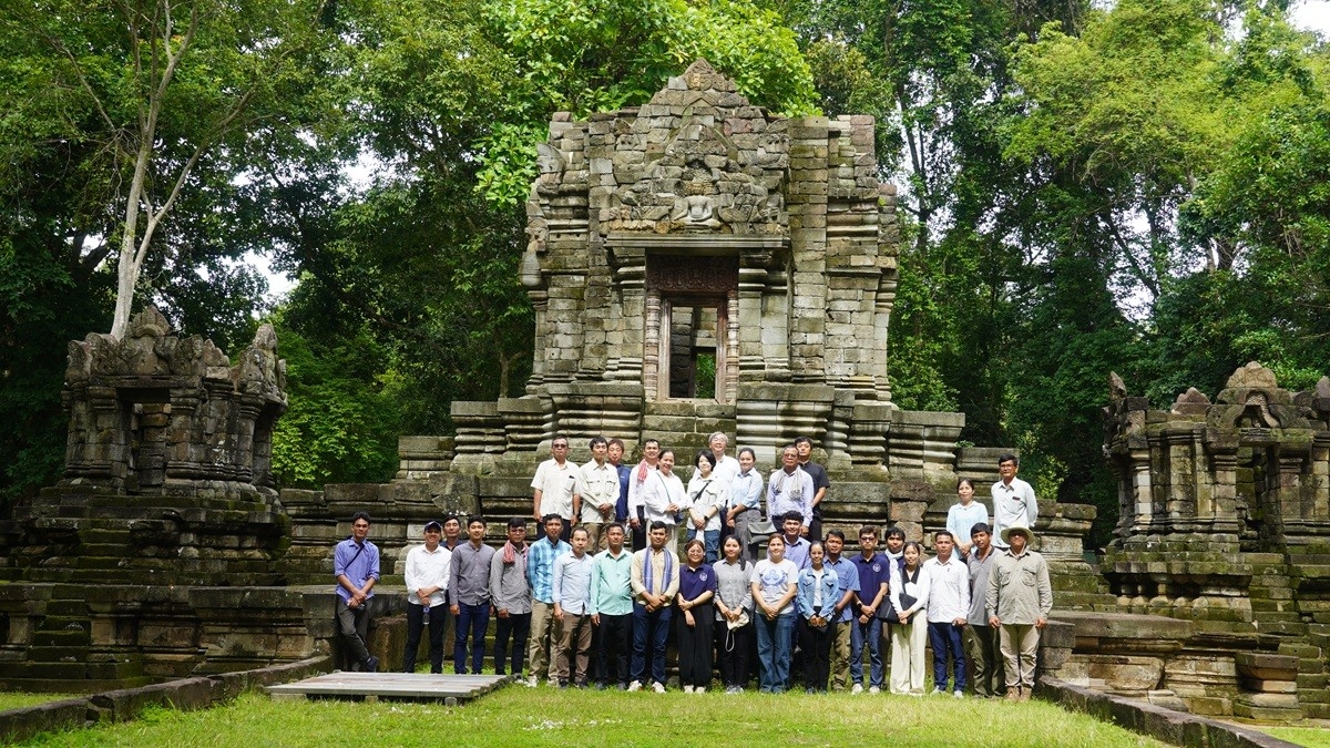 文化庁令和7年度文化遺産国際協力拠点交流事業によるカンボジア人専門家研修の紹介