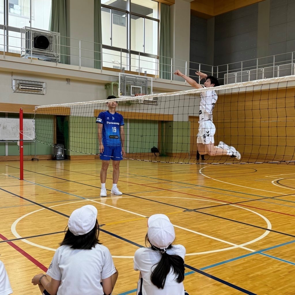 ▲2024年度のバレーボール教室の様子