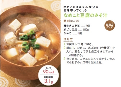 なめこと豆腐のみそ汁