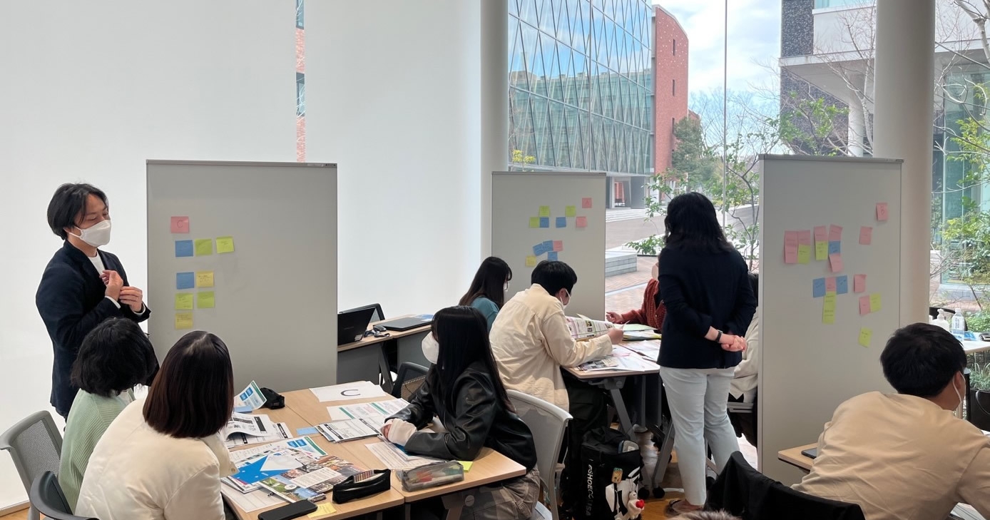 令和5年(2023年)3月に行った「旅行会社の仕事体験会」の様子