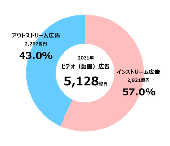 【グラフ4】ビデオ（動画）広告種類別構成比