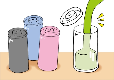 フィルムケースに入れて保管していたスライムたち