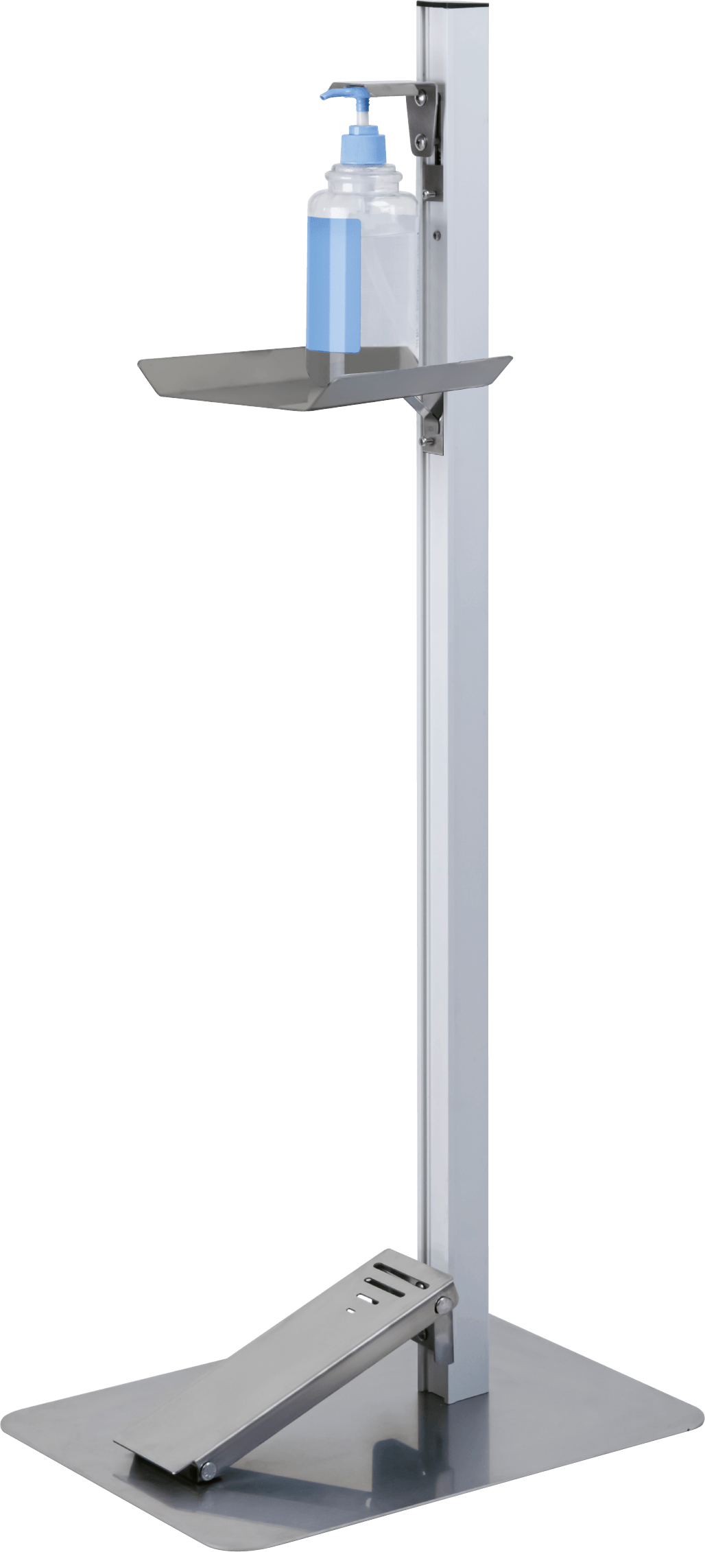 足踏式消毒液スタンド 利用イメージ